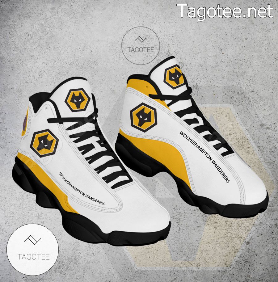 Wolverhampton Wanderers Logo Air Jordan 13 Shoes - BiShop a