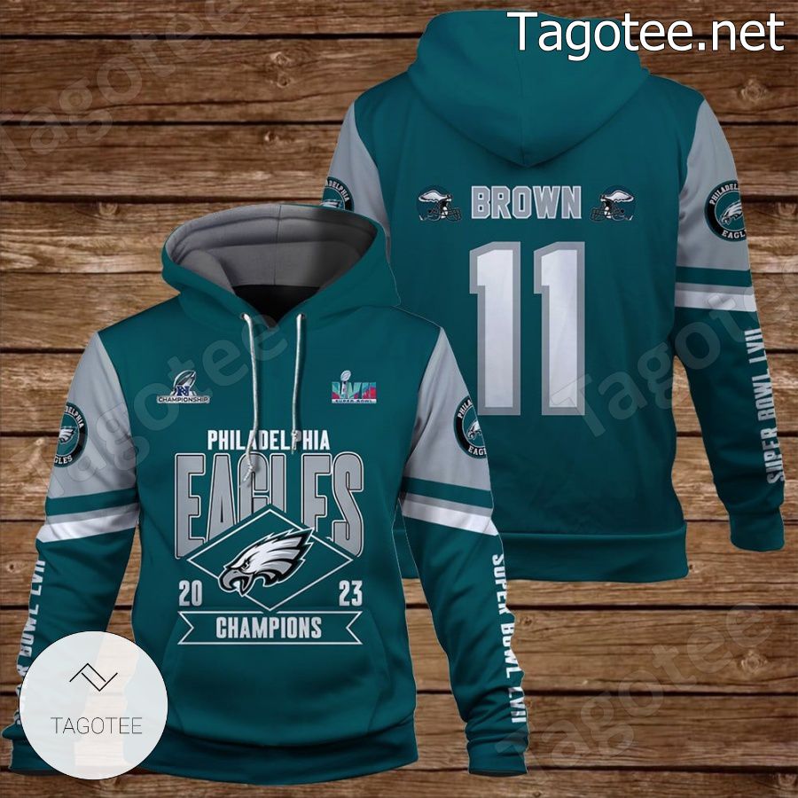 A. J. Brown Philadelphia Eagles Fan NFL Hoodie