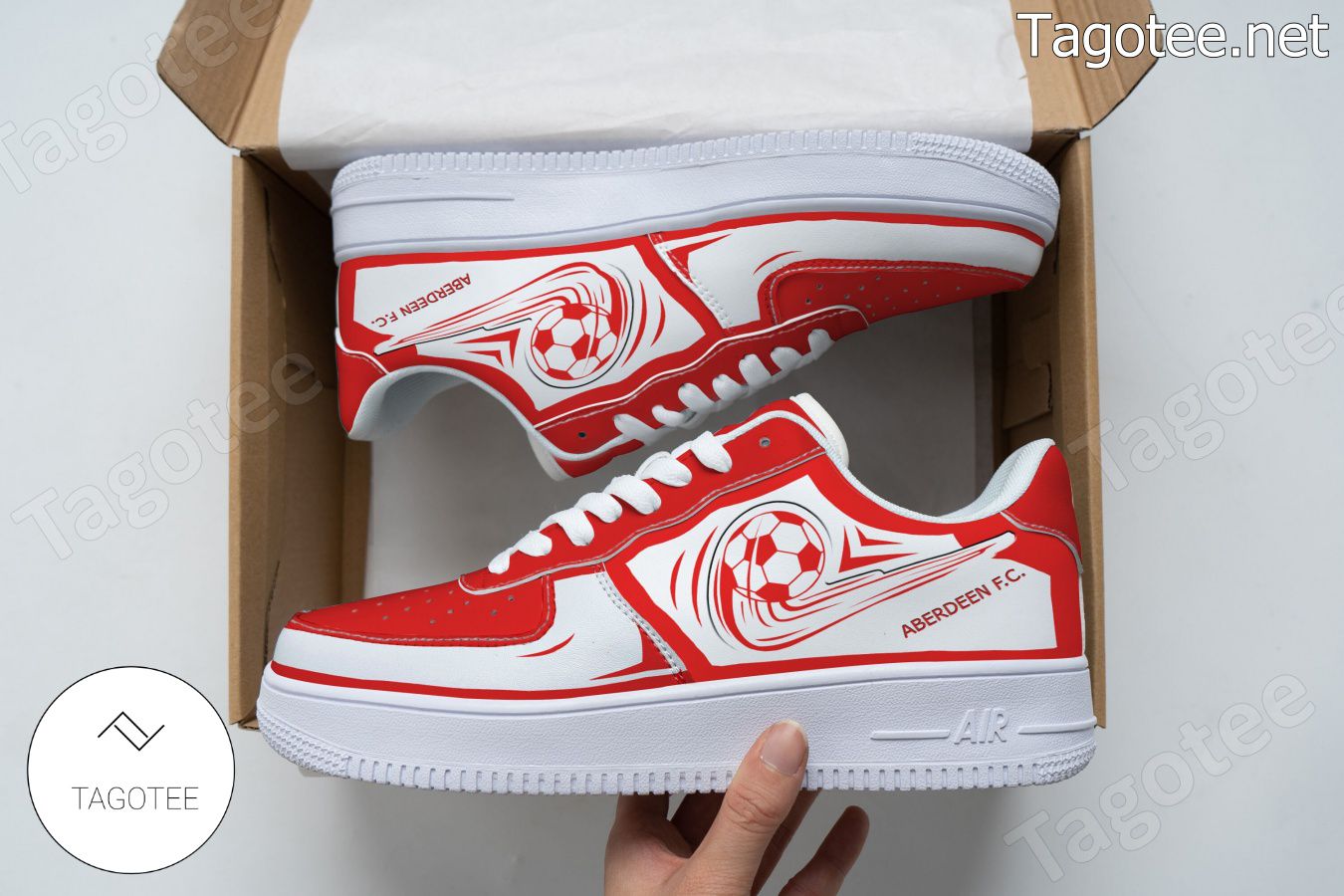 Aberdeen F.C. Logo Air Force 1 Shoes