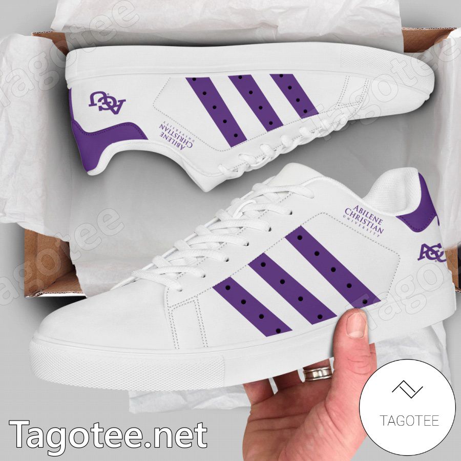 Abilene Christian University Logo Stan Smith Shoes - BiShop