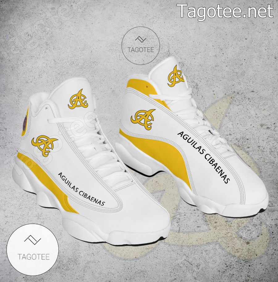 Aguilas Cibaenas Logo Air Jordan 13 Shoes - EmonShop