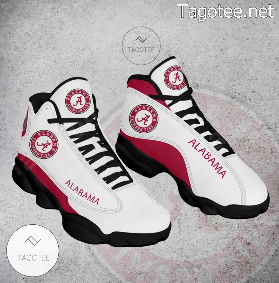 Alabama NCAA Logo Air Jordan 13 Shoes - BiShop a