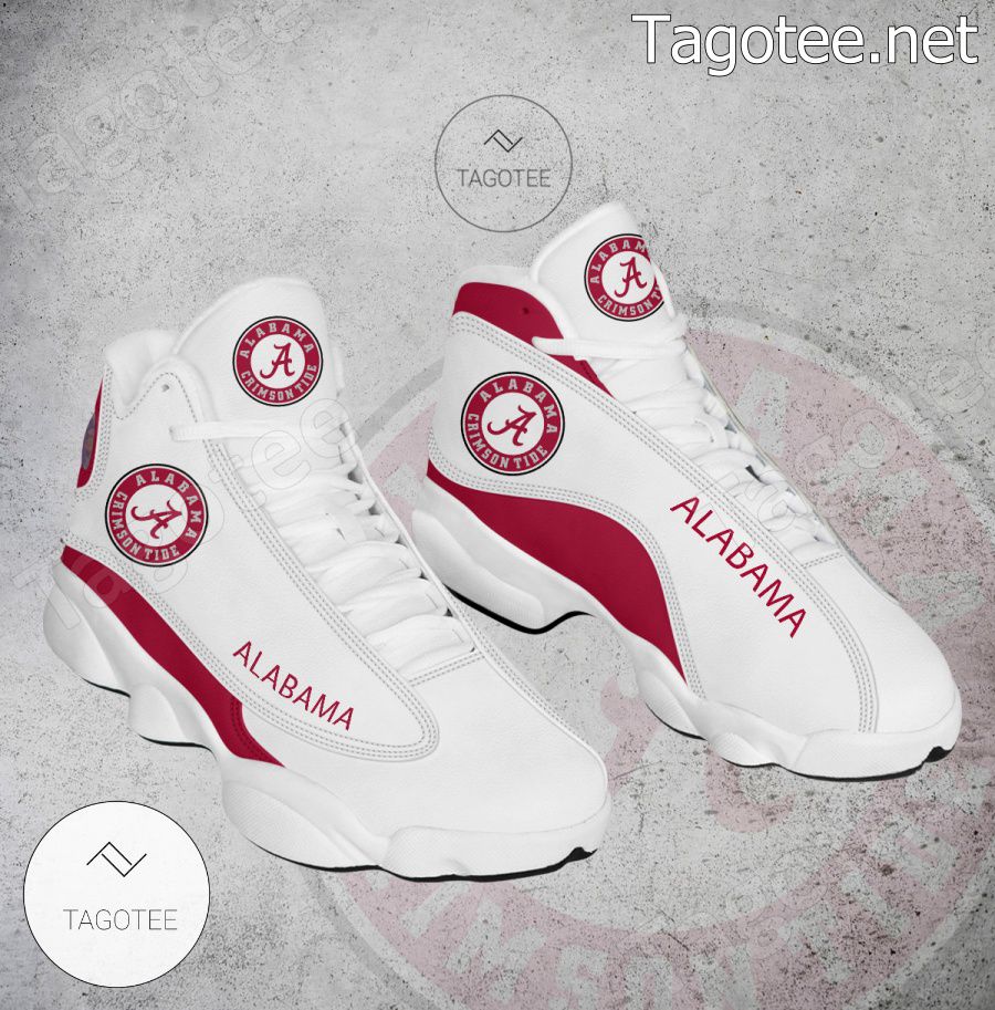 Alabama NCAA Logo Air Jordan 13 Shoes - BiShop