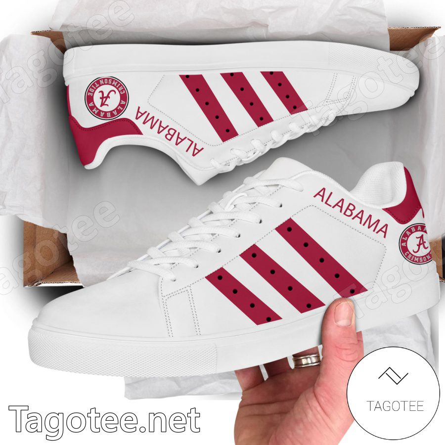 Alabama NCAA Stan Smith Shoes - BiShop