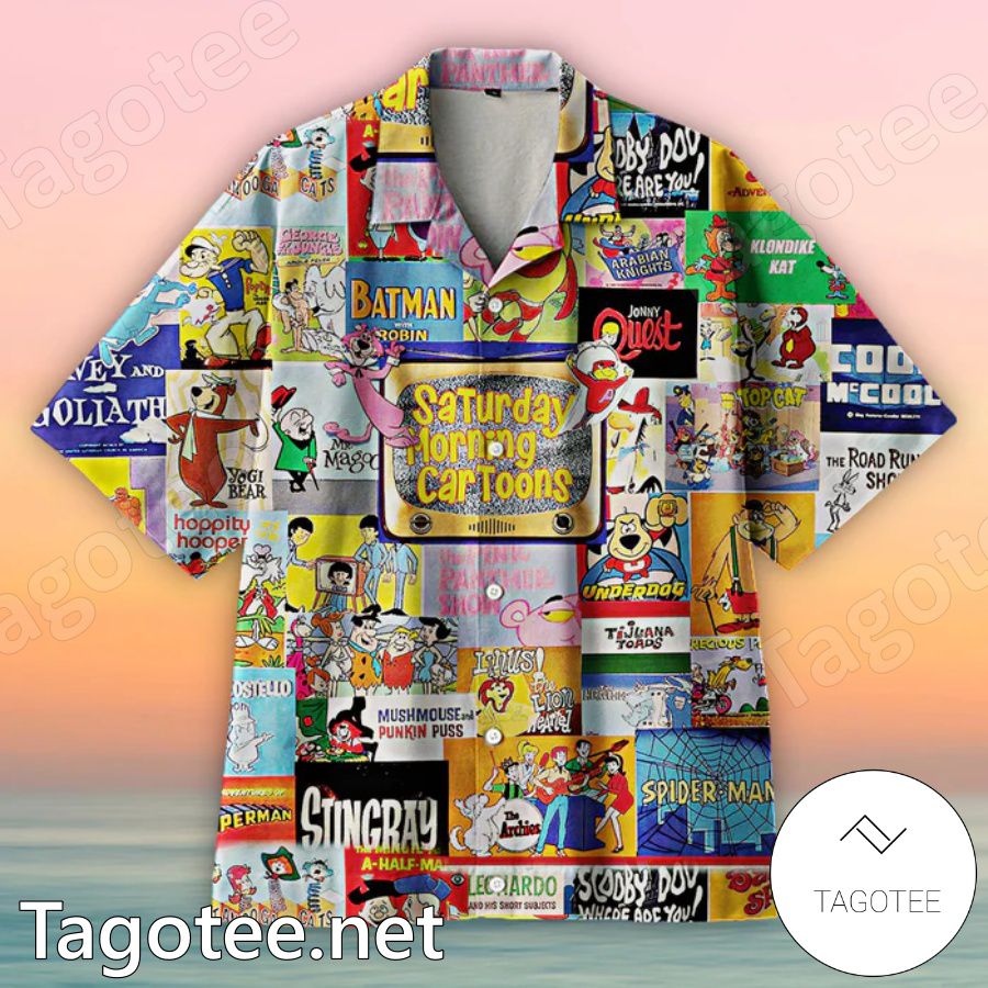 Amazing Saturday Morning Cartoons Hawaiian Shirt