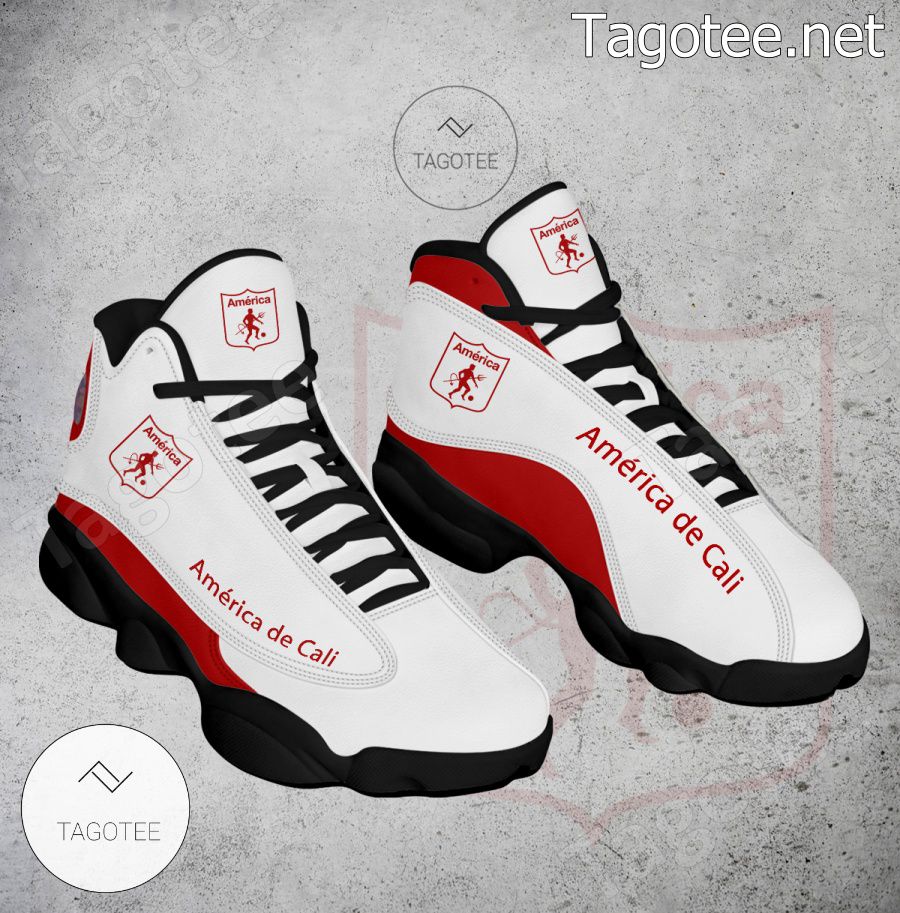 America de Cali Logo Air Jordan 13 Shoes - EmonShop a