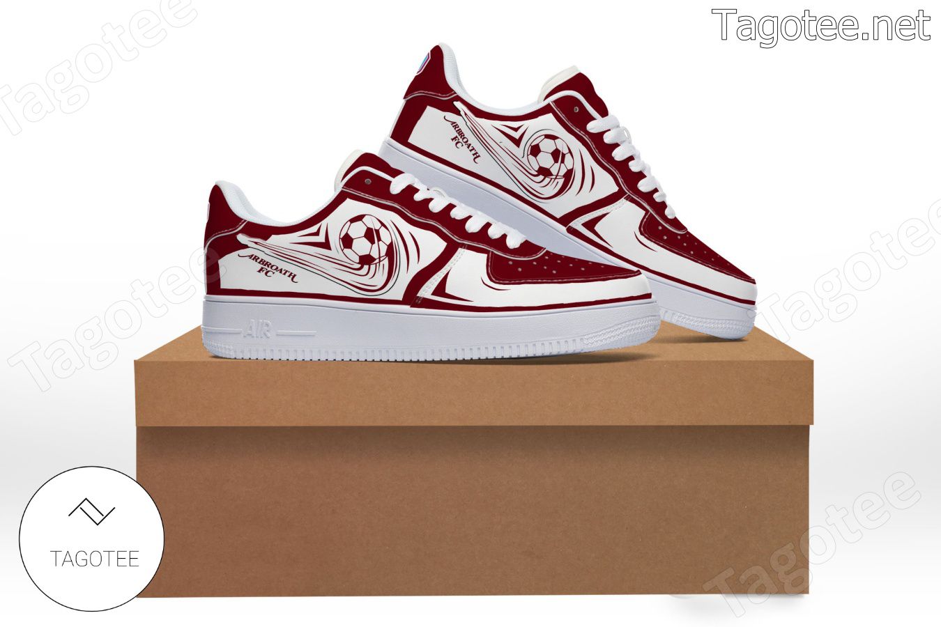 Arbroath F.C. Logo Air Force 1 Shoes