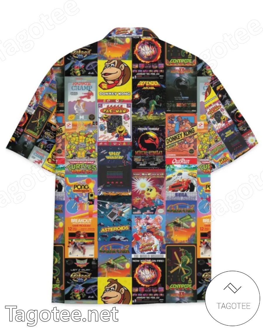 Arcade Games Hawaiian Shirt a