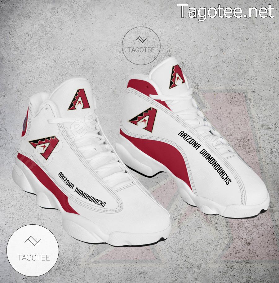 Arizona Diamondbacks Logo Air Jordan 13 Shoes - EmonShop