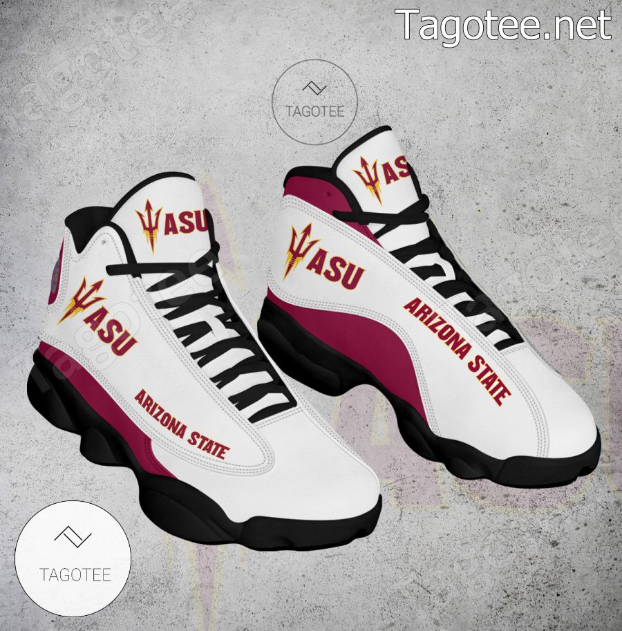 Arizona State NCAA Logo Air Jordan 13 Shoes - BiShop a