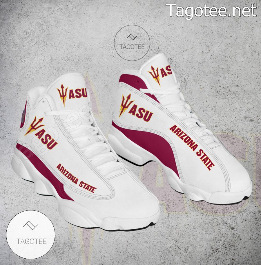 Arizona State NCAA Logo Air Jordan 13 Shoes - BiShop