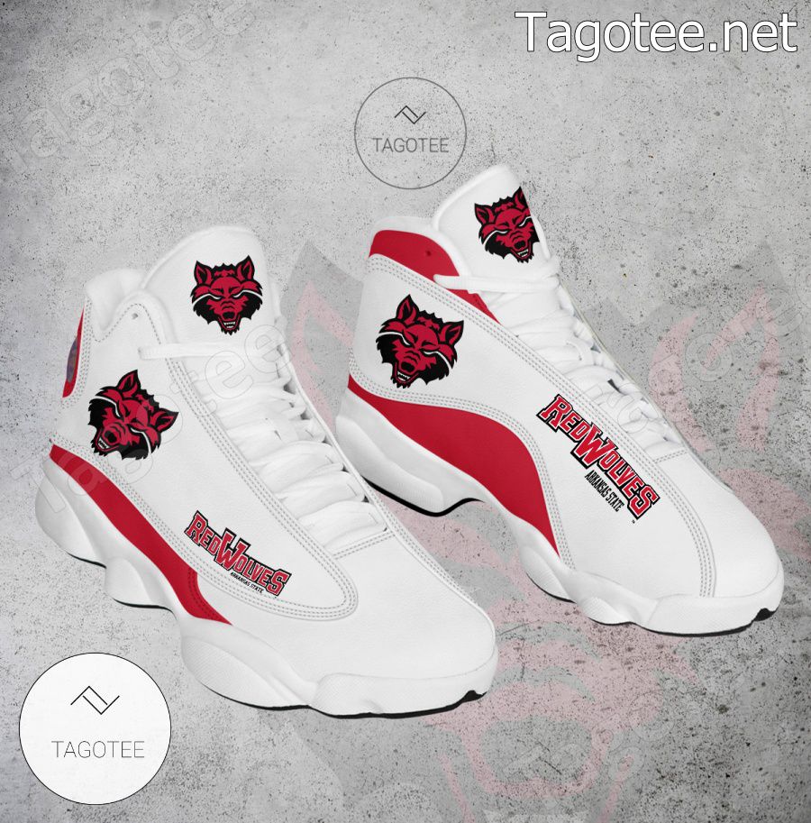 Arkansas State NCAA Logo Air Jordan 13 Shoes - BiShop