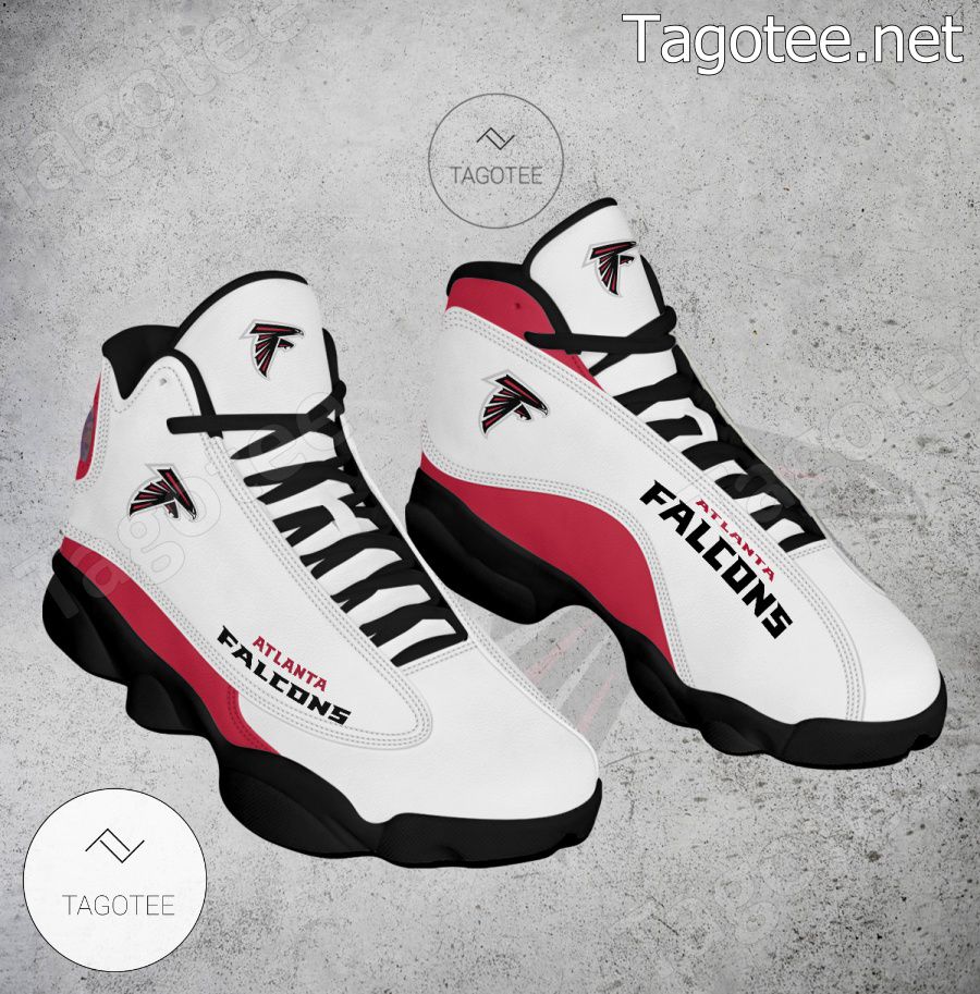 Atlanta Falcons Logo Air Jordan 13 Shoes - EmonShop a