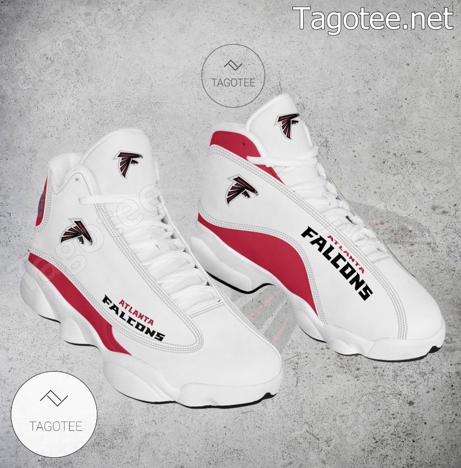 Atlanta Falcons Logo Air Jordan 13 Shoes - EmonShop