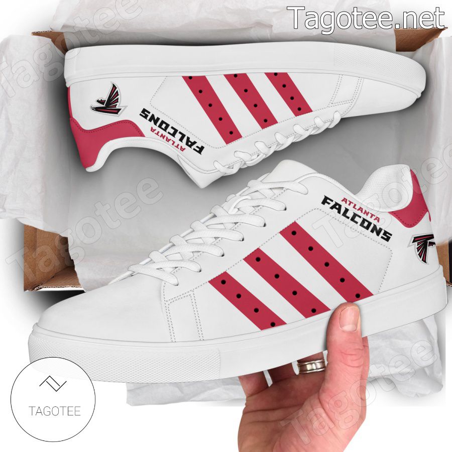 Atlanta Falcons NFL Logo Stan Smith Shoes - EmonShop