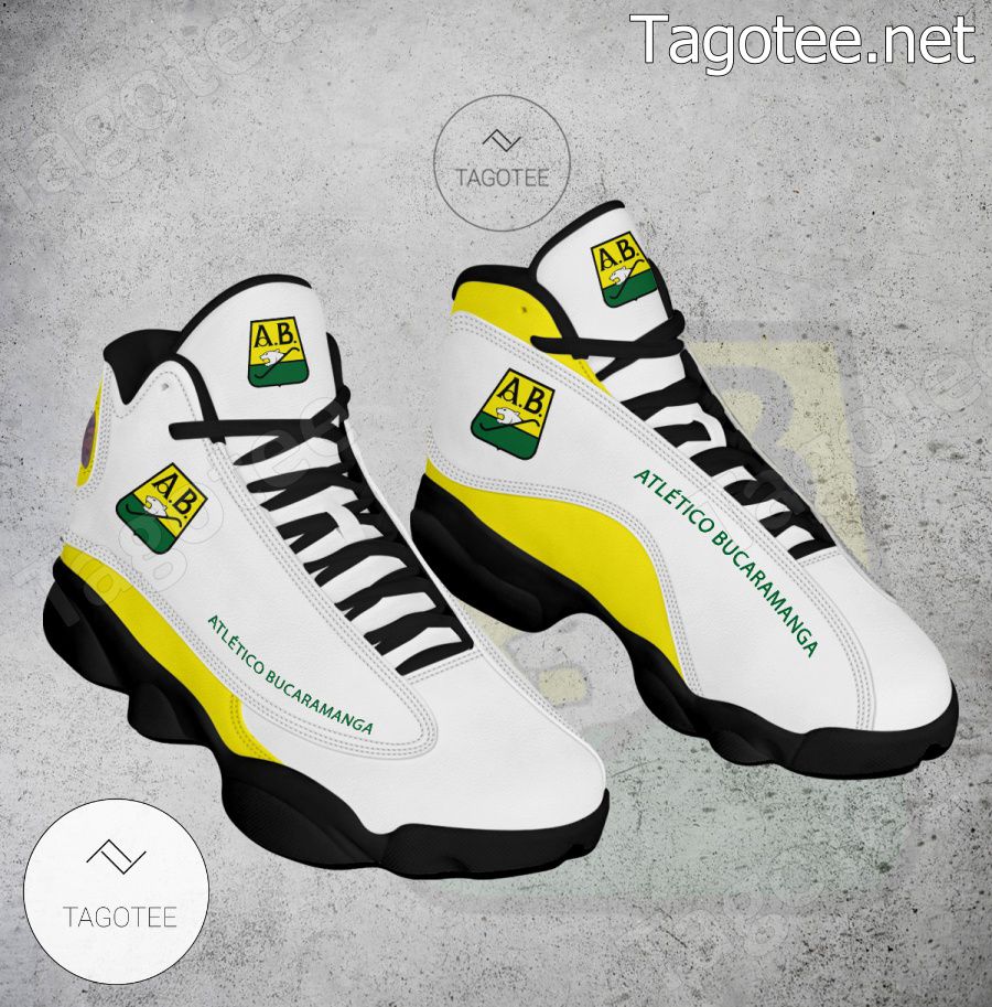 Atletico Bucaramanga Logo Air Jordan 13 Shoes - EmonShop a