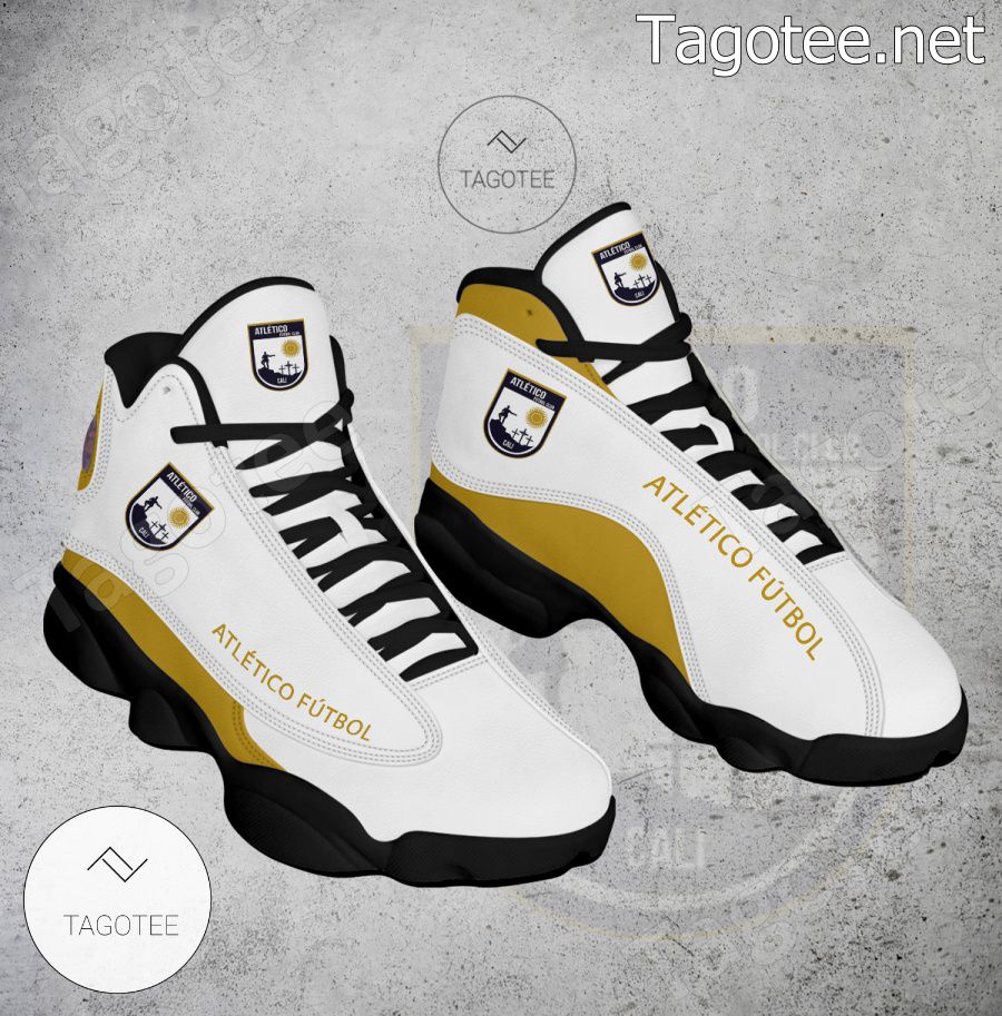 Atletico FC Logo Air Jordan 13 Shoes - EmonShop a