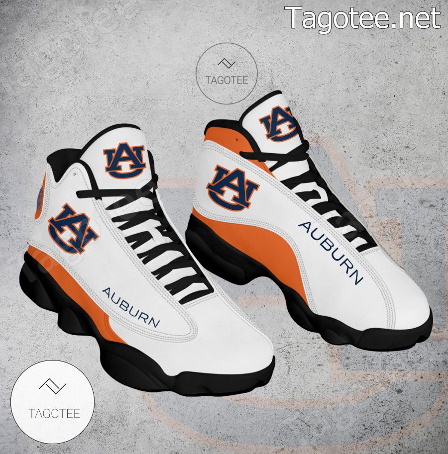 Auburn NCAA Logo Air Jordan 13 Shoes - BiShop a