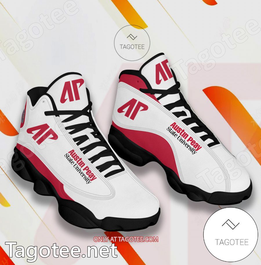 Austin Peay State University Logo Air Jordan 13 Shoes - BiShop a