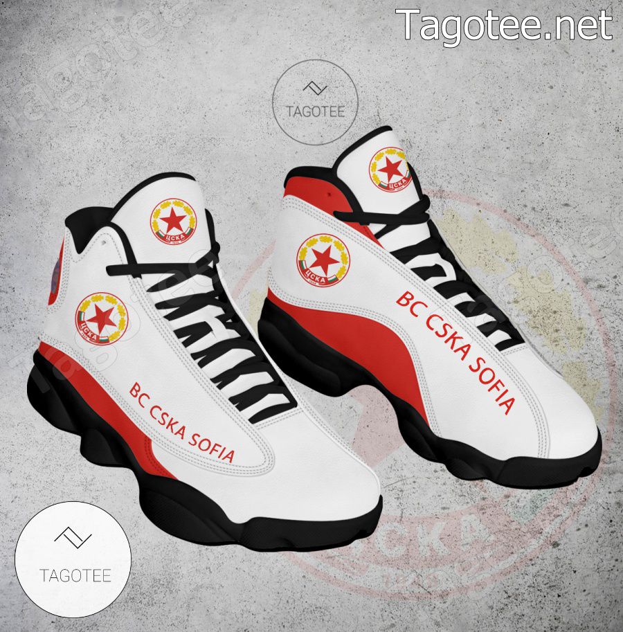 BC CSKA Sofia Logo Air Jordan 13 Shoes - EmonShop a