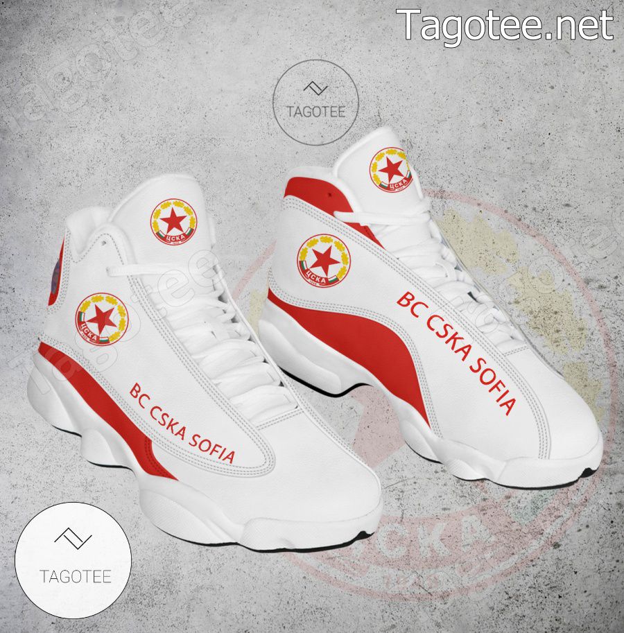 BC CSKA Sofia Logo Air Jordan 13 Shoes - EmonShop