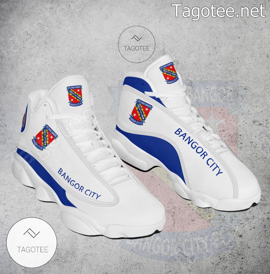 Bangor City Logo Air Jordan 13 Shoes - EmonShop