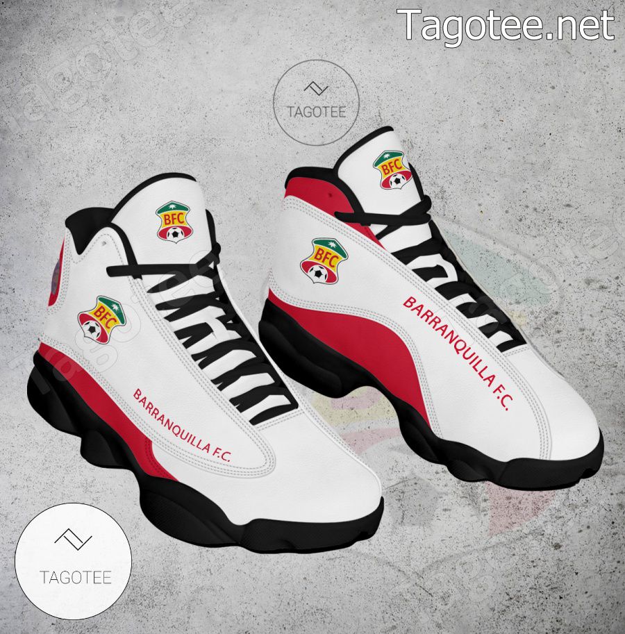 Barranquilla FC Logo Air Jordan 13 Shoes - EmonShop a