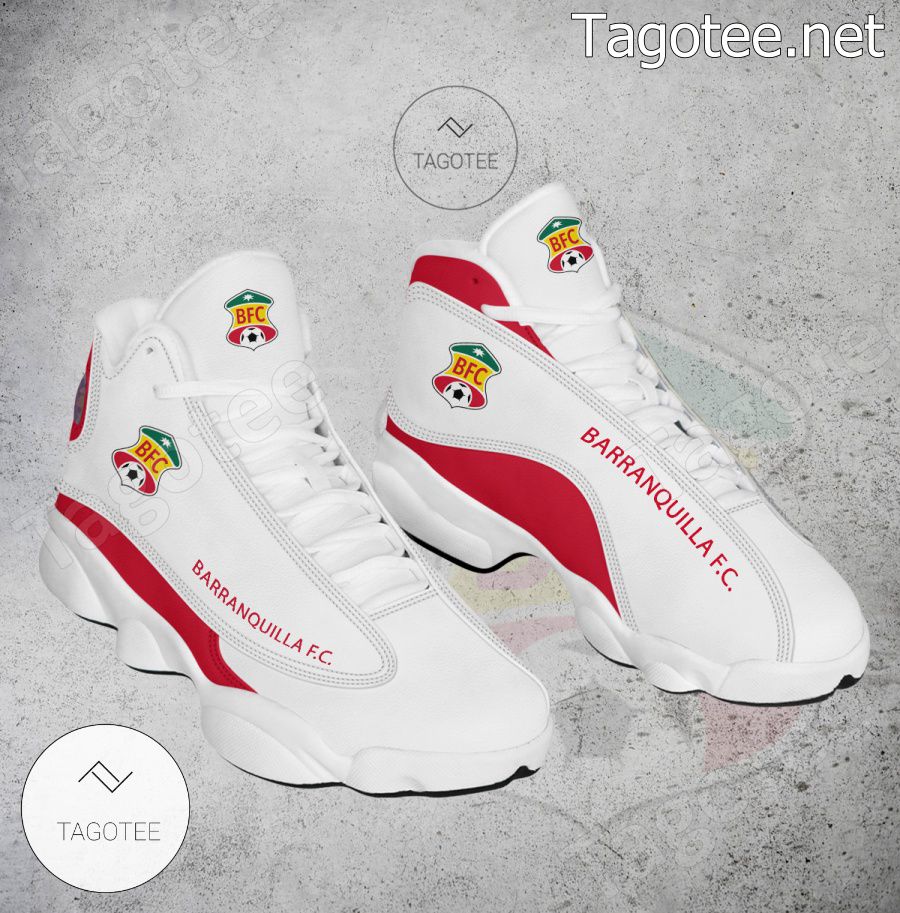 Barranquilla FC Logo Air Jordan 13 Shoes - EmonShop