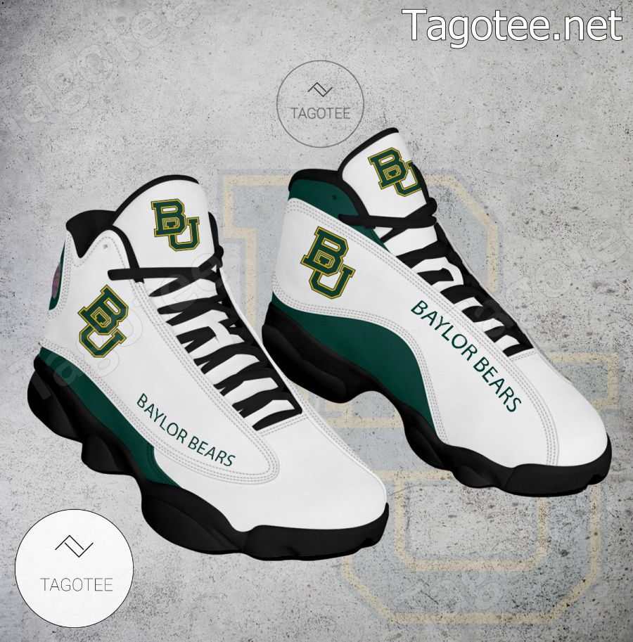 Baylor Bears NCAA Logo Air Jordan 13 Shoes - BiShop a