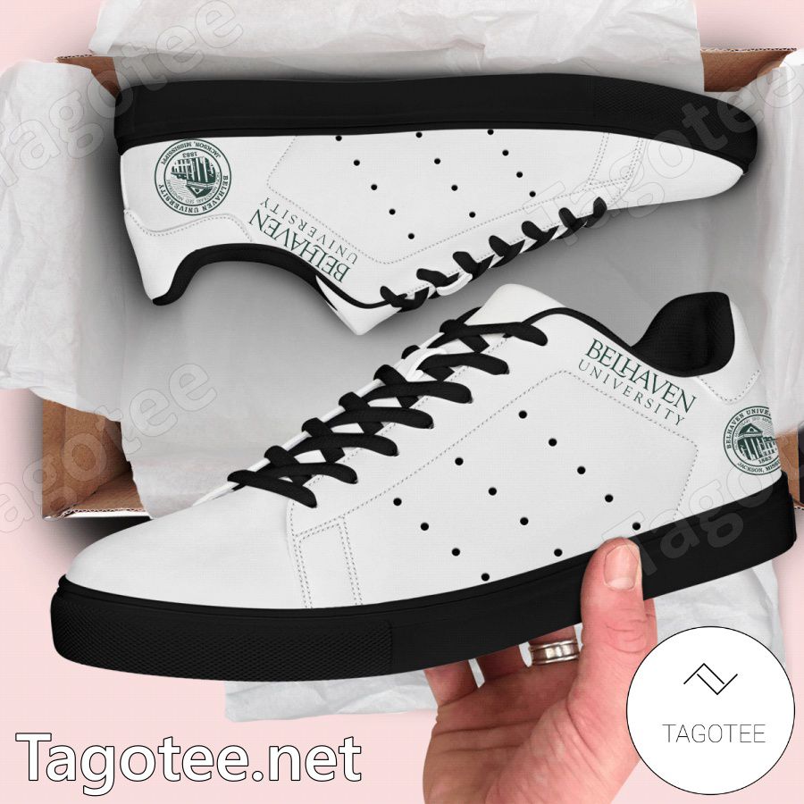 Belhaven University Logo Stan Smith Shoes - EmonShop a