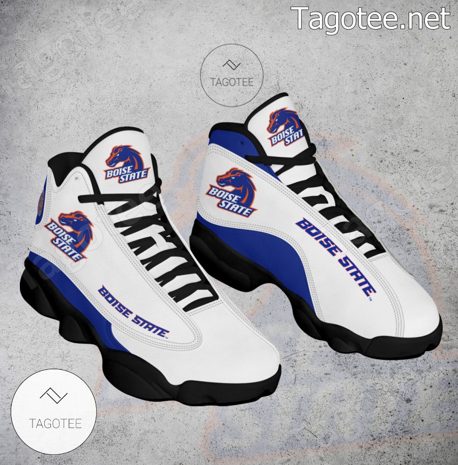 Boise State NCAA Logo Air Jordan 13 Shoes - BiShop a