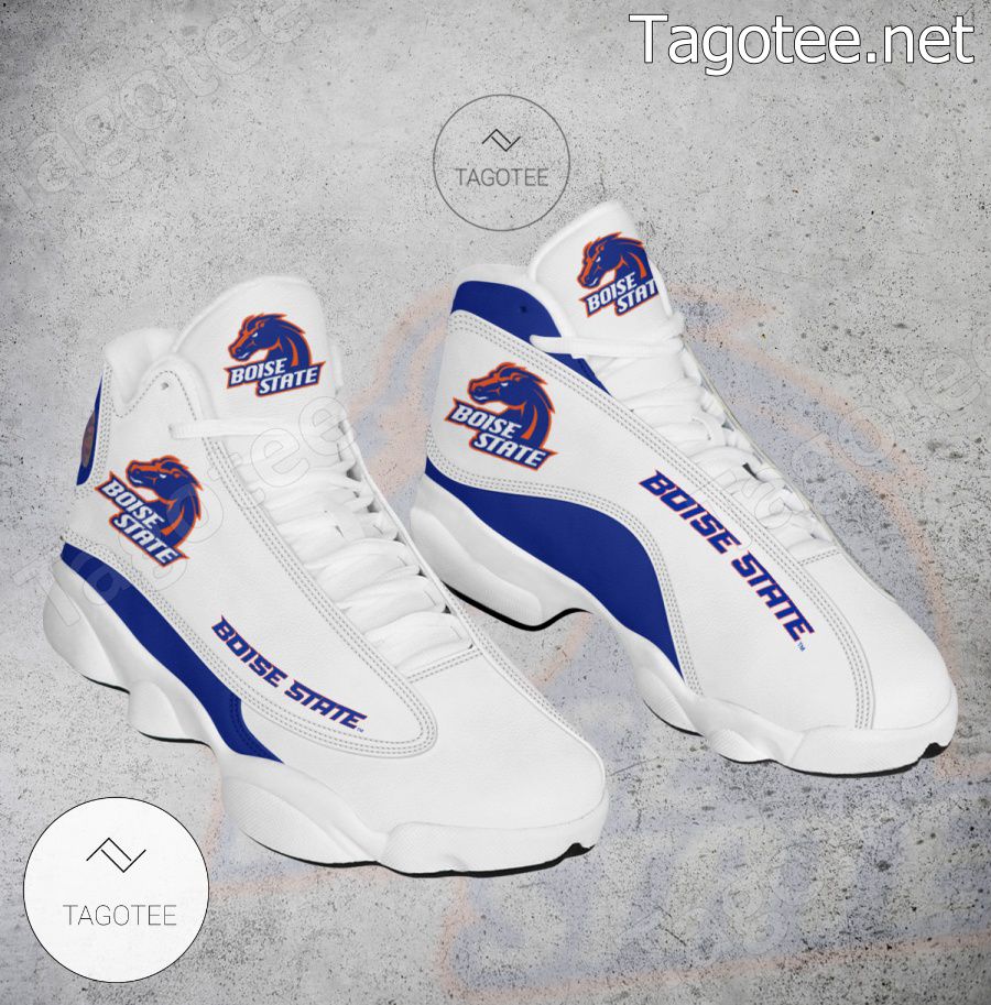 Boise State NCAA Logo Air Jordan 13 Shoes - BiShop