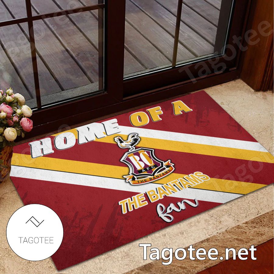 Bradford City Home Of A Fan Doormat