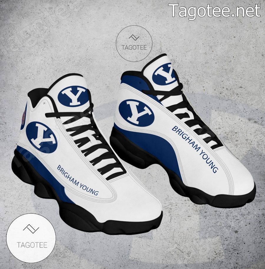 Brigham Young NCAA Logo Air Jordan 13 Shoes - BiShop a