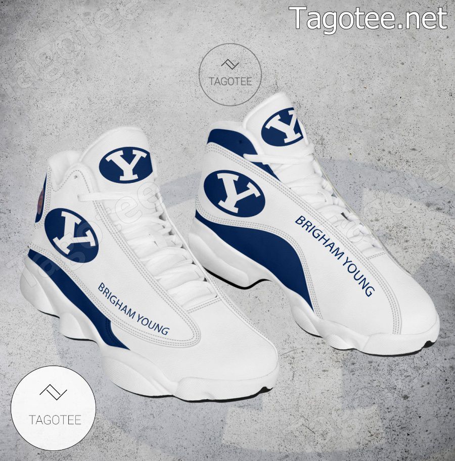 Brigham Young NCAA Logo Air Jordan 13 Shoes - BiShop