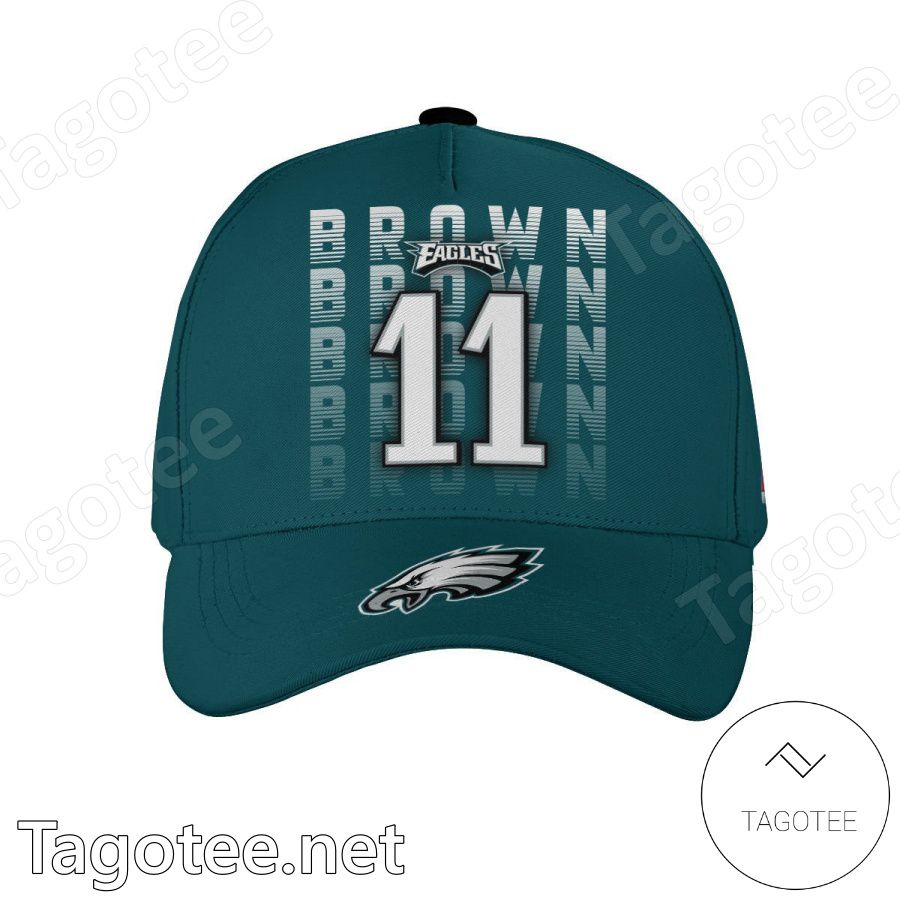 Brown 11 Super Bowl Champion Philadelphia Eagles Classic Cap Hat