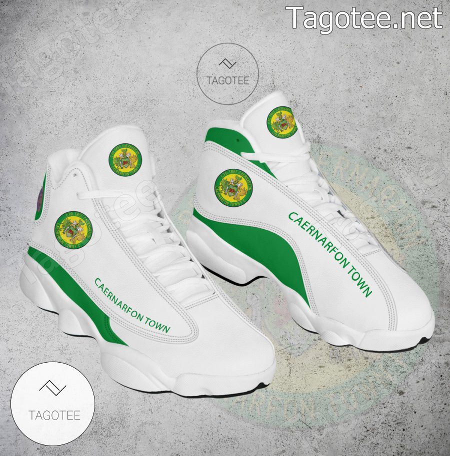 Caernarfon Town Logo Air Jordan 13 Shoes - EmonShop