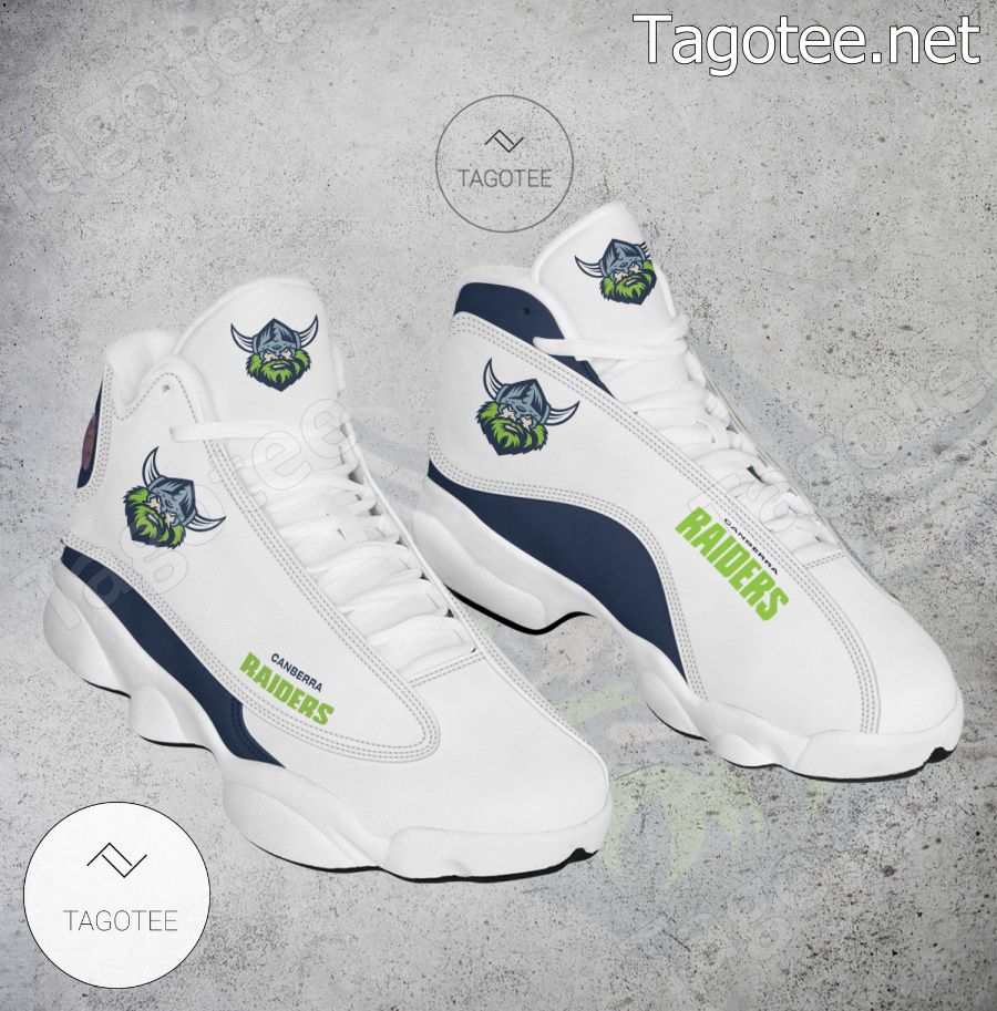 Canberra Raiders Logo Air Jordan 13 Shoes - EmonShop