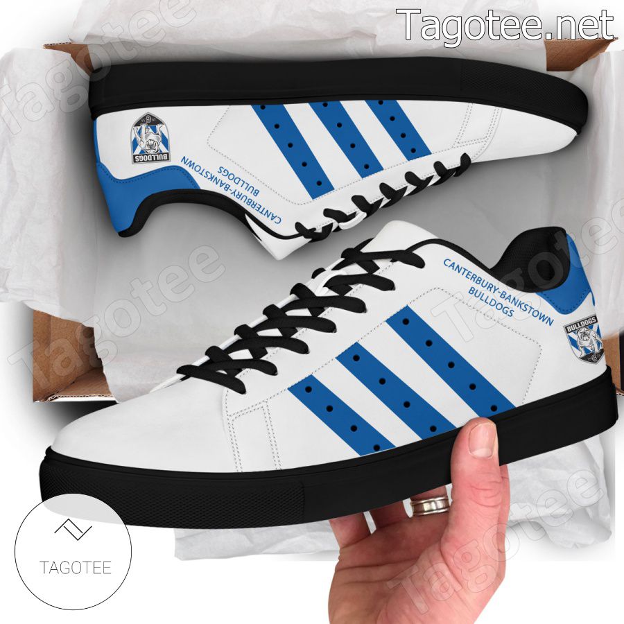 Canterbury-Bankstown Bulldogs NRL Logo Stan Smith Shoes - EmonShop a