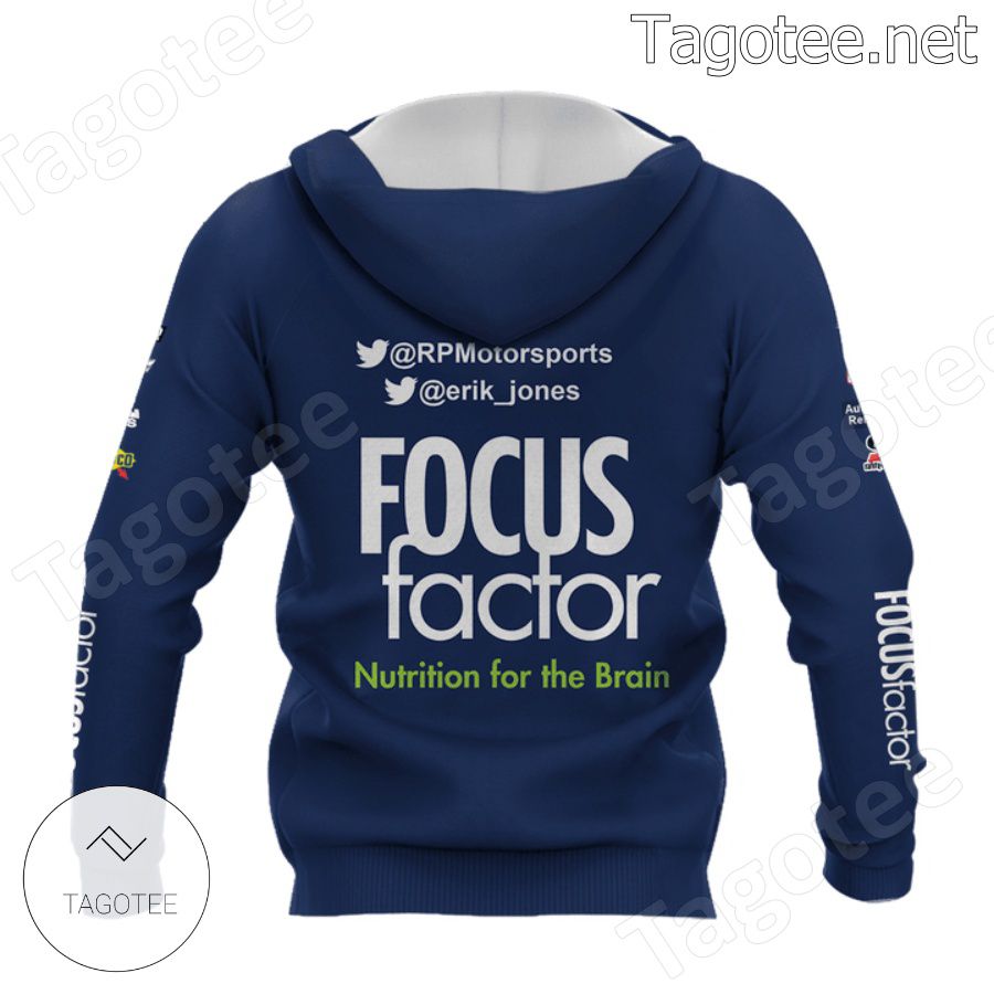 Car Racing Focus Factor Nutrition For The Brain Hoodie a