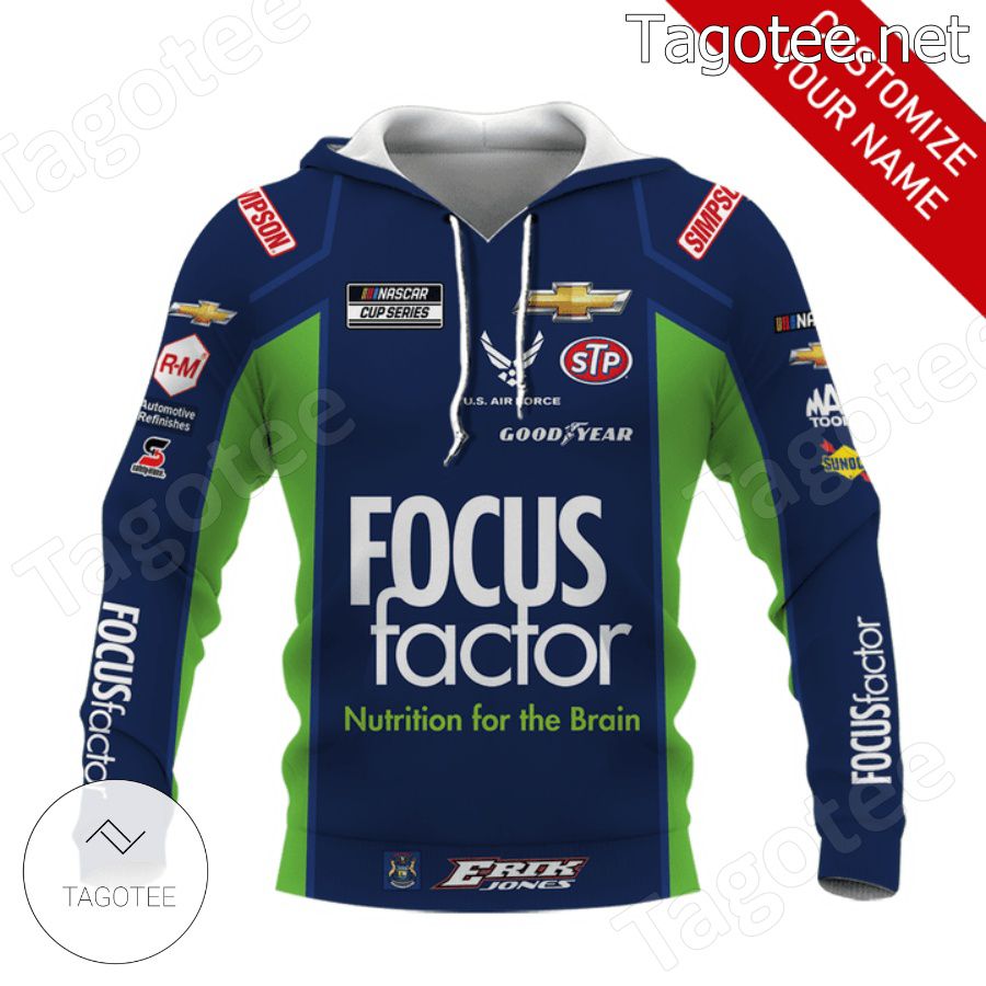 Car Racing Focus Factor Nutrition For The Brain Hoodie