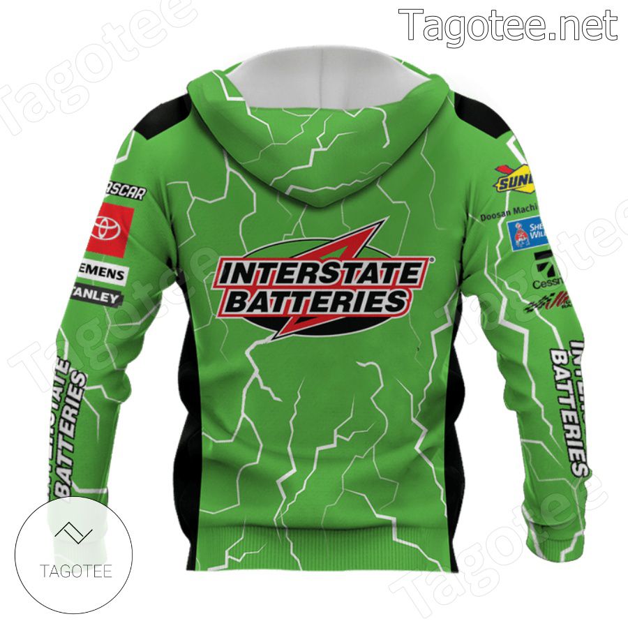 Car Racing Interstate Batteries Outrageously Dependable Hoodie a