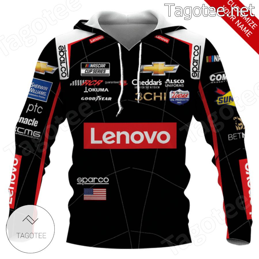 Car Racing Lenovo Tyler Reddick Hoodie a