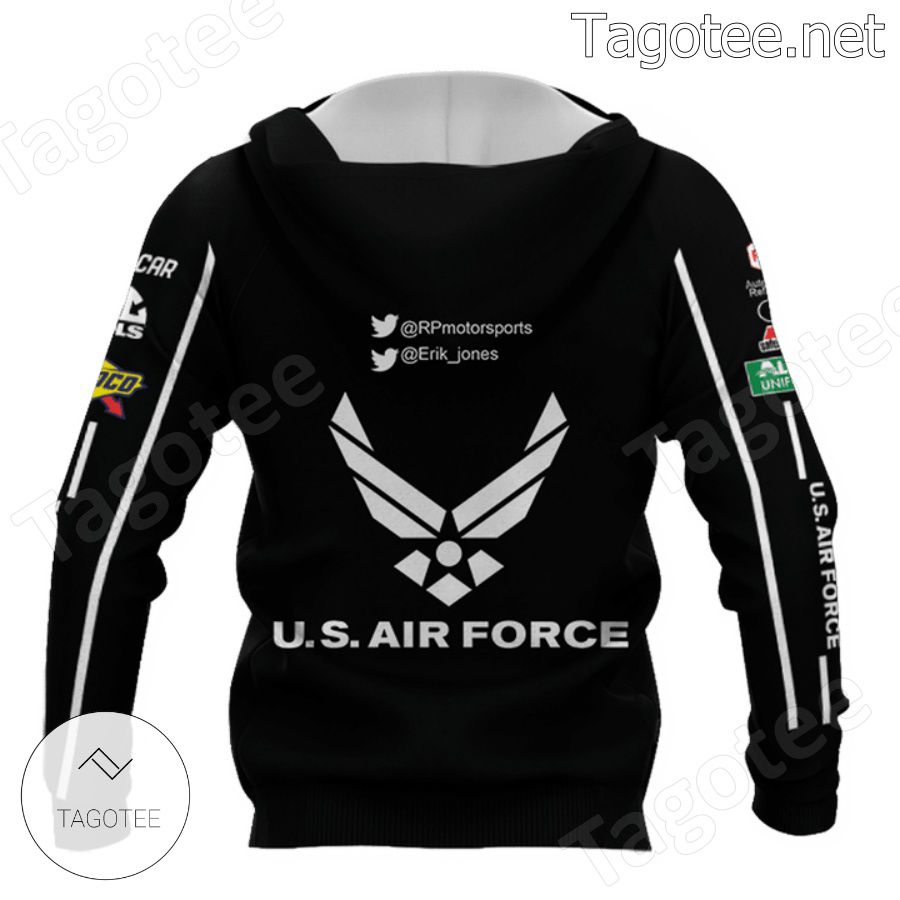 Car Racing U.s. Air Force Erick Jones Hoodie a