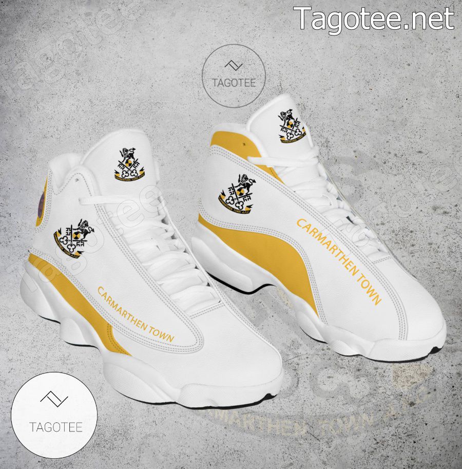 Carmarthen Town Logo Air Jordan 13 Shoes - EmonShop