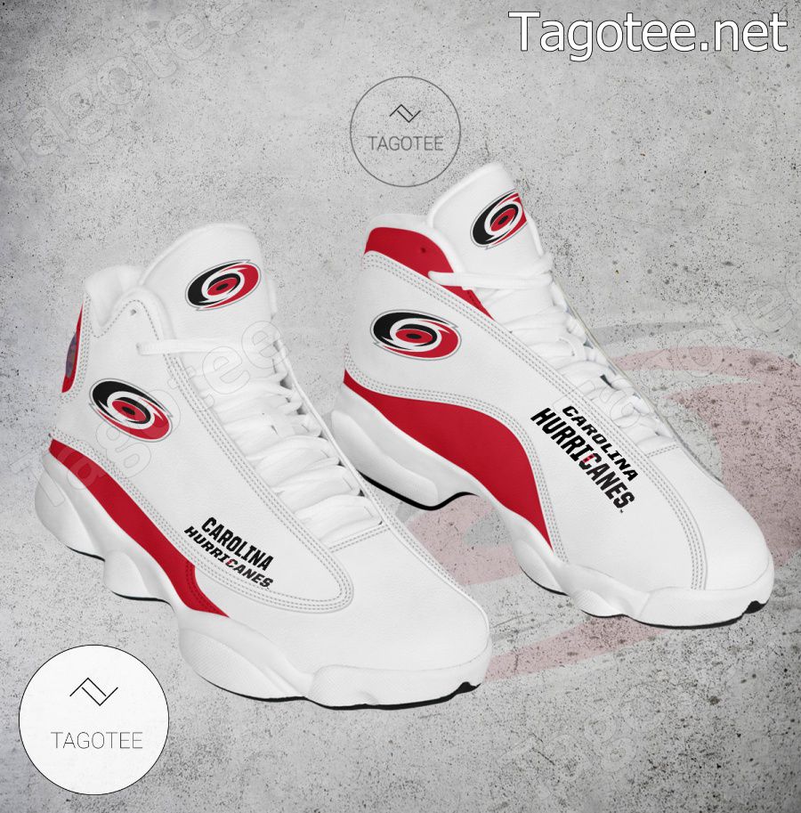 Carolina Hurricanes Logo Air Jordan 13 Shoes - EmonShop