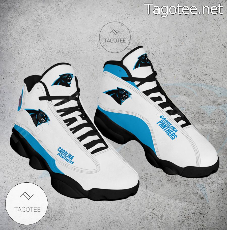 Carolina Panthers Logo Air Jordan 13 Shoes - EmonShop a