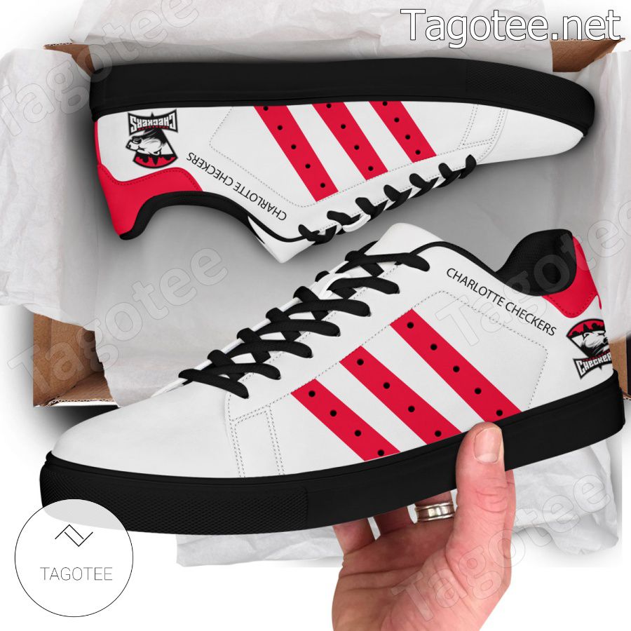 Charlotte Checkers Hockey Stan Smith Shoes - BiShop a