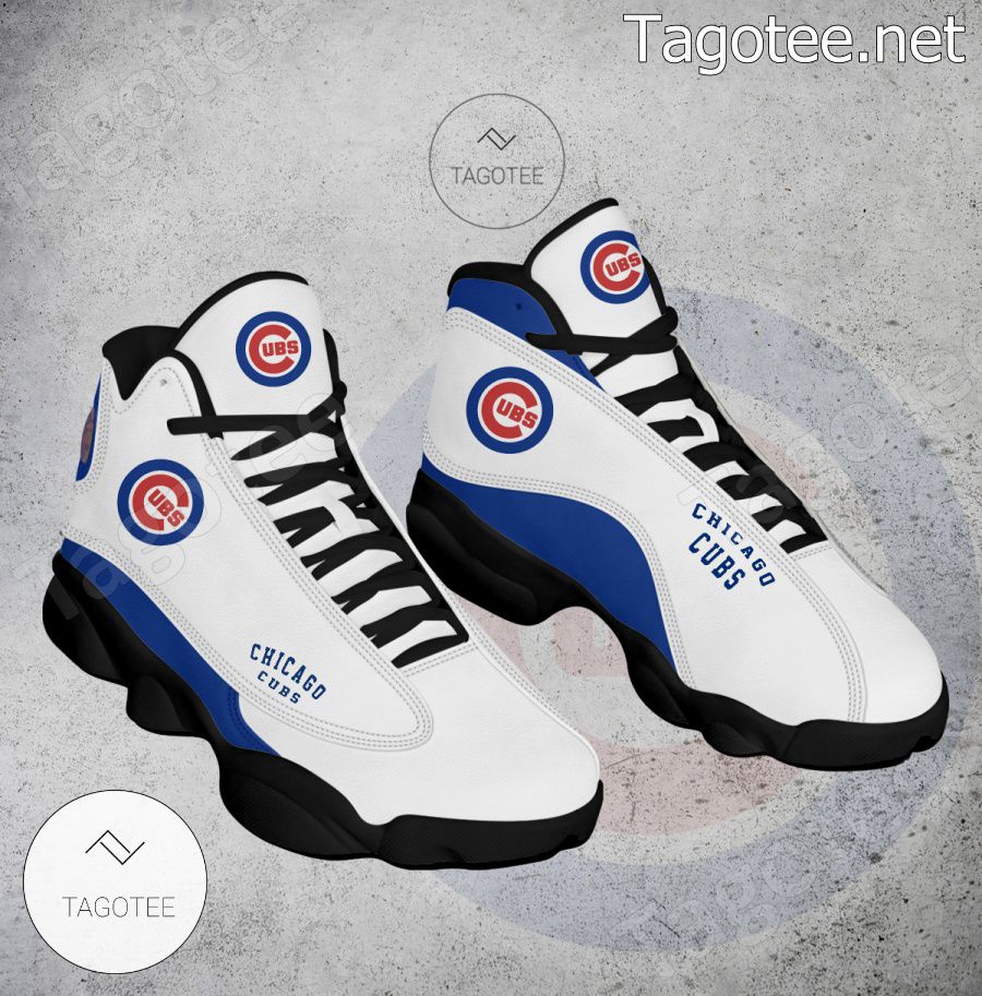 Chicago Cubs Logo Air Jordan 13 Shoes - EmonShop a