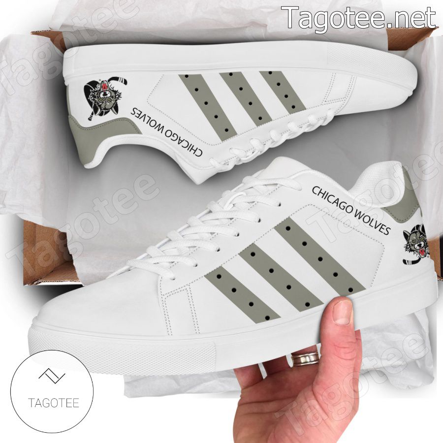 Chicago Wolves Hockey Stan Smith Shoes - BiShop